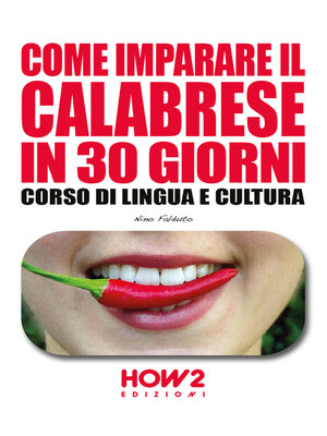 cover image of COME IMPARARE IL CALABRESE IN 30 GIORNI